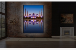 Wandbild Abu Dhabi Scheich Zayid Moschee Ausführung Leinwand Canvas Grösse  (2:3) 30 x 40cm