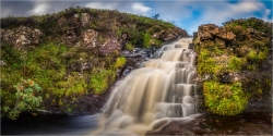 Panoramabild Wasserfall Fairy Pools Isle of Skye