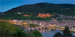 Panoramabild Heidelberg vom Phiolsophenweg