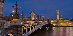Panoramabild Pont Alexandre III Paris Frankreich