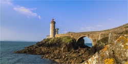 Panoramabild Leuchtturm Phare Petit Minou Bretagne