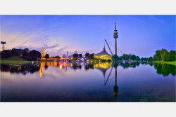 Panoramabild Fernsehturm Olympiapark München