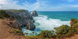 Panoramabild Atlantikküste bei Cascais Portugal
