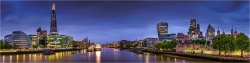 Panoramabild nächtliches London Riverside