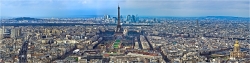 Panoramabild Marsfeld und Écol Paris Frankreich