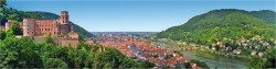 Panoramabild Heidelberg und Schloß