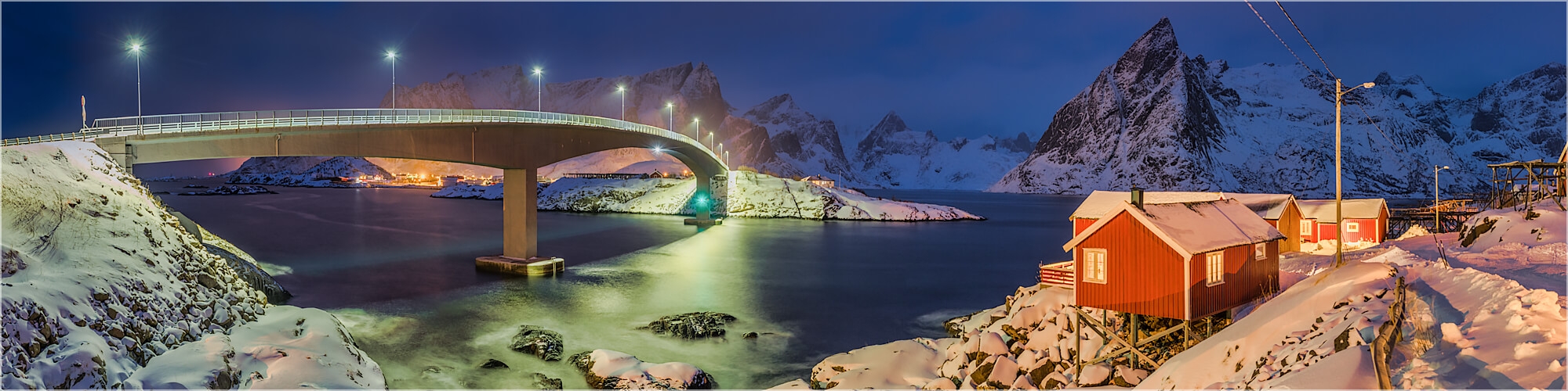 Hamnøy Brücke Lofoten Norwegen