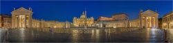 Panoramabild Italien Rom Petersplatz