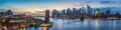 Panoramabild Brooklyn Bridge Manhattan New York