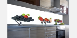 Dimmbare LED Glas Küchenrückwand