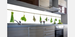 Dimmbare LED Glas Küchenrückwand