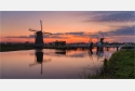 Panoramabild Holland Widmühlen von Zaanse Schans