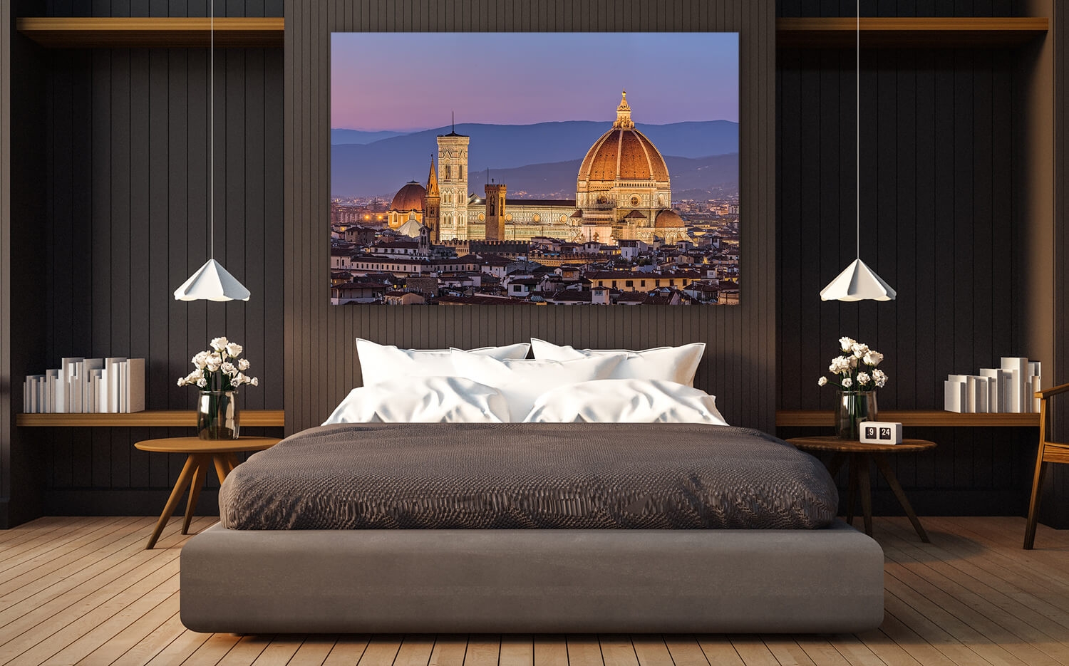 Wandbild o. Küchenspiegel Dom von Florenz Italien Grösse (4:3) 60 x 40cm  Ausführung Leinwand Canvas