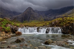 Wanddeko Wasserfall Fairy Pools Isle of Skye Schottalnd