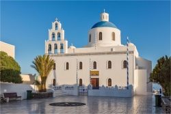 Wanddeko Kirche auf Santorini Griechenland
