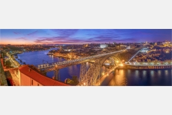 Panoramabild Porto Portugal Altstadt