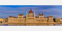 Panoramabild Parlament von Budapest Ungarn