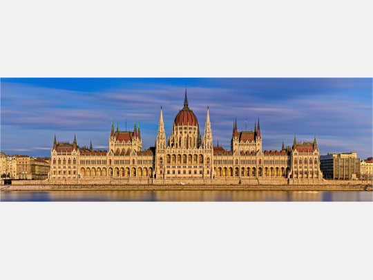 Panoramabild Parlament von Budapest Ungarn