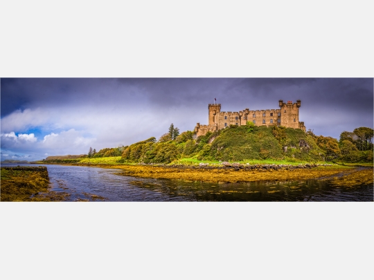 Panoramafoto Schottland Dunvegan Castle Isle of Skye
