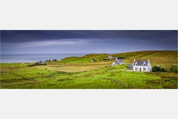 Panoramabild Landschaft der Isle of Skye Schottland