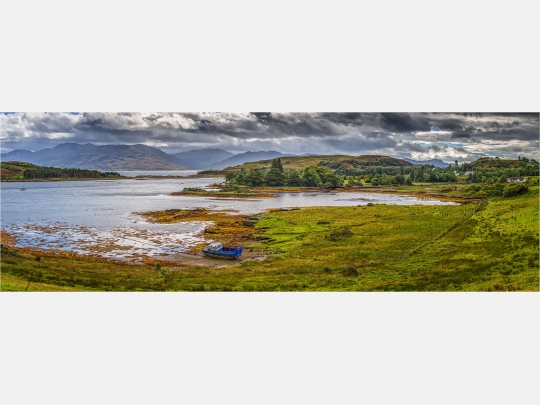 Panoramabild Landschaft Isle of Skye Schottland