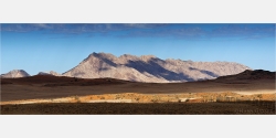 Panoramafoto der Landschaft Namibias