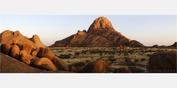 Panoramafoto Spitzkoppe Berg Namibia