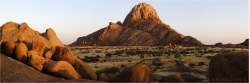 Panoramafoto Spitzkoppe Berg Namibia