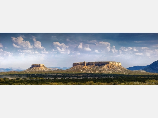 Panoramabild Namibia Vingerklip