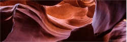 Panoramabild Felsstrukturen im Antelope Canyon Arizona USA