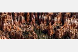 Panoramabild Stein Erosionen Bryce Canyon Utah USA