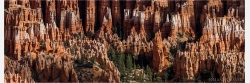 Panoramabild Stein Erosionen Bryce Canyon Utah USA