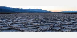Panoramabild Salzstrukturen Death Valley California USA