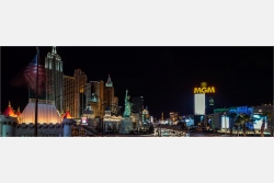 Panoramabild the Strip Las Vegas Nevada Amerika USA