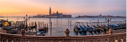 Panoramabild Venedig Italien in der Morgendämmerung