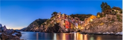 Panoramafoto Riomaggiore Cinque Terre Italien