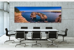Beispiel Wandbild im Büro als Glasbild Leinwandbild Acrylglas und LED Leuchtbild erhältlich