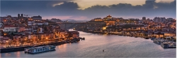 Panoramabild Portugal Porto großes Stadtpanorama