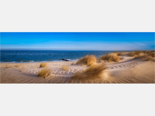 Panoramabild Sylt  Dünen am Nordsee Strand