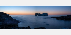 Panoramafoto Eisberg bei The Seven Sisters Antarktis