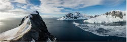 Panoramafoto Orne Habour Antarktische Halbinsel