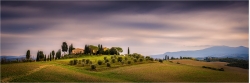 Panoramafoto Landhaus bei Siena Toskana Italien