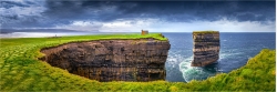 Panoramabild Down Patrick Head Atlantikküste Irland