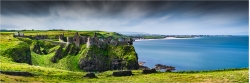 Panoramabild Dunluce Castle Portrush Irland