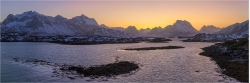 Panoramabild Polartag Lofoten Norwegen