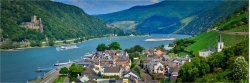 Panoramafoto Assmannshausen Rheingau