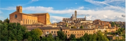 Panoramafoto Toskana Siena  Skyline am Tage