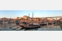 Panoramafoto Porto Portugal Portweinkähne