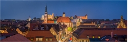 Panoramafoto Nürnberg Blick zur Burg