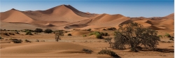 Panoramafoto Namibia  Dünen im Sossusvlei